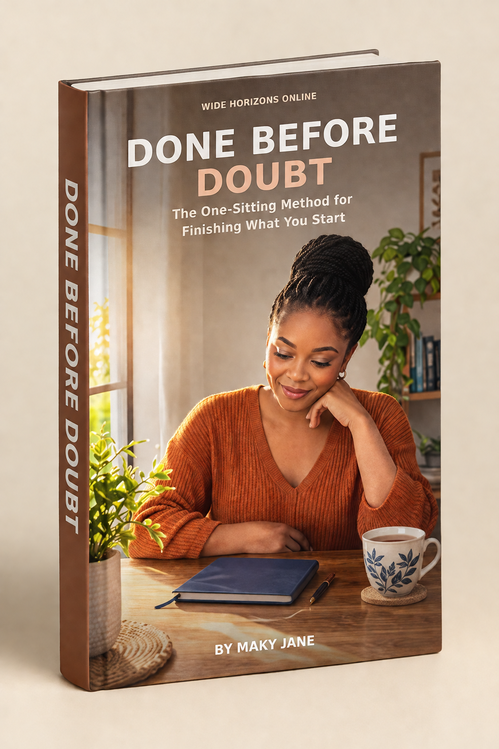 Done Before Doubt book cover by Maky Jane